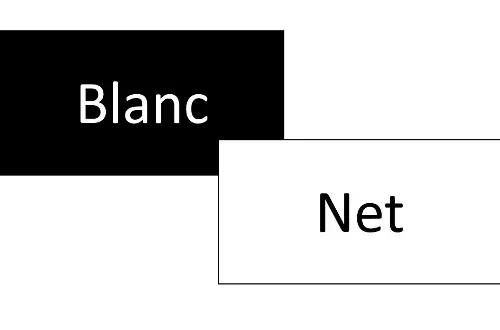 Pressing Blanc et Net